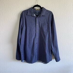 Ted Baker London Men’s Button Down Casula Printed Shirt